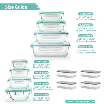 FreshSeal Glass Storage SetTorqelo.com