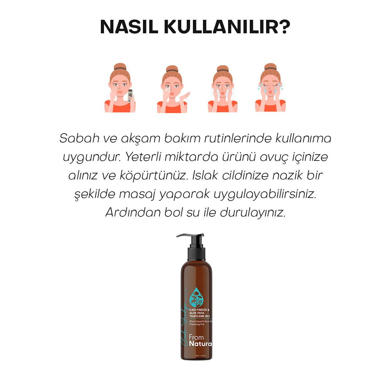 From Natura Witch Hazel & Aloe Vera Cleansing Gel 200 ml by Beauty Care Bag