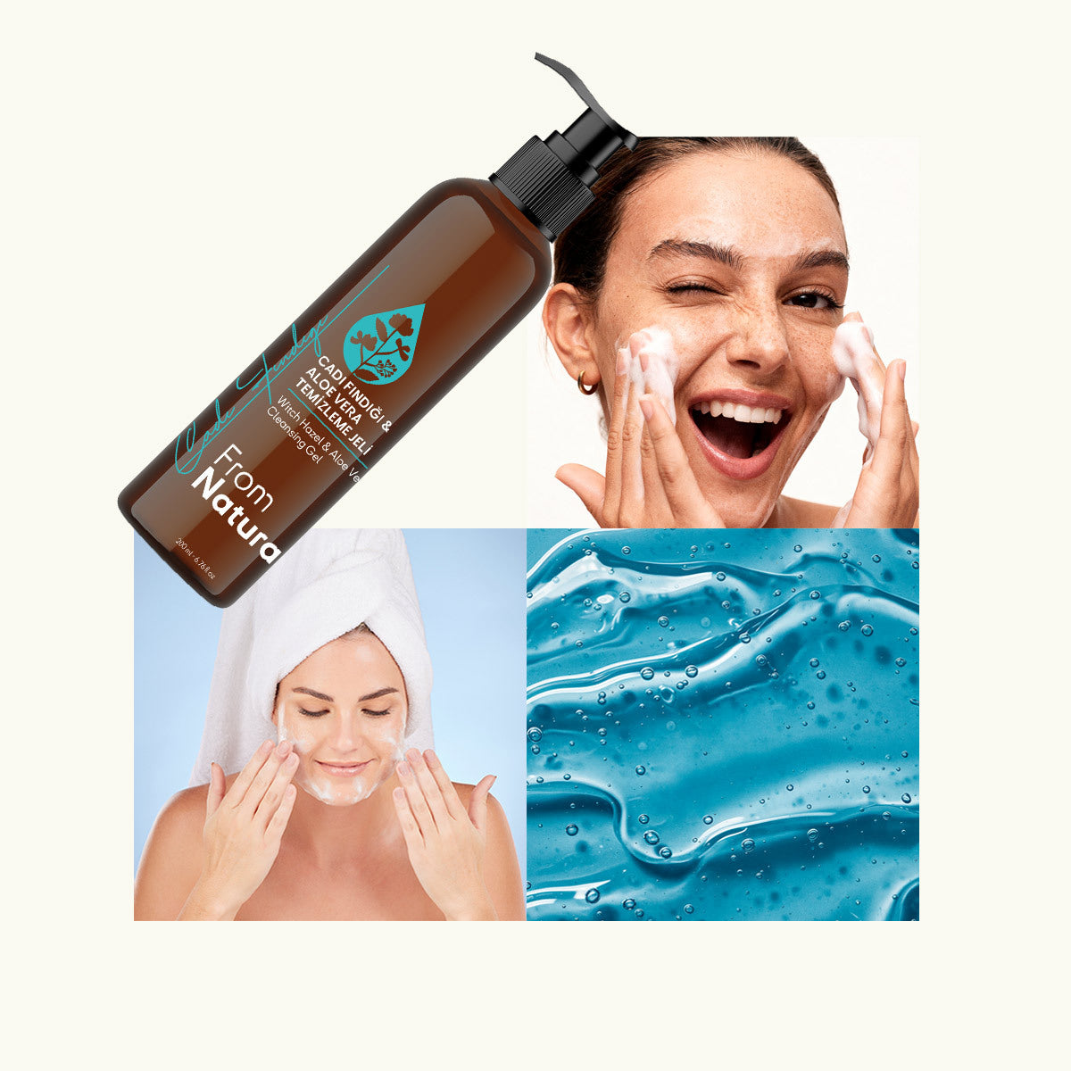 From Natura Witch Hazel & Aloe Vera Cleansing Gel 200 ml by Beauty Care Bag