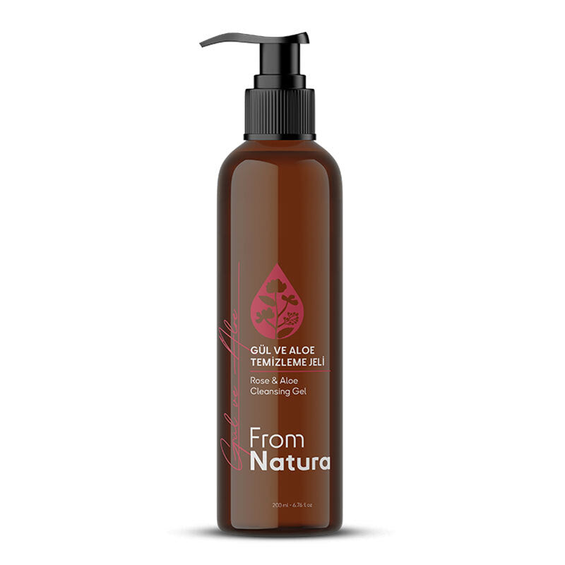 From Natura Rose & Aloe Cleansing Gel for Radiant Skin 200 ml by Beauty Care Bag