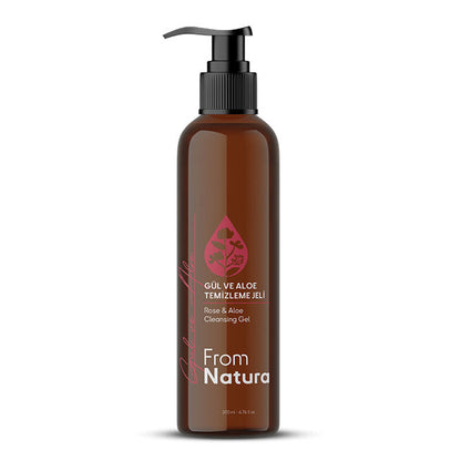 From Natura Rose & Aloe Cleansing Gel for Radiant Skin 200 ml by Beauty Care Bag