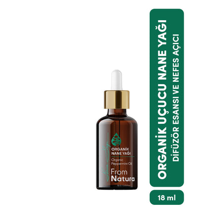 From Natura Organic Peppermint Essential Oil for Skin & Oral Care 18 ml by Beauty Care Bag