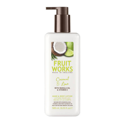 Fruit Works Coconut & Lime Hand & Body Lotion 500ml by Beauty Care Bag