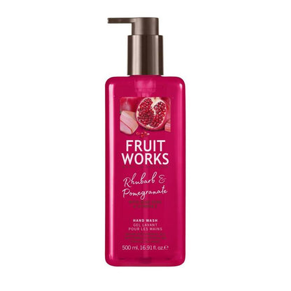 Fruit Works Rhubarb & Pomegranate Liquid Hand Wash 500 ml by Beauty Care Bag
