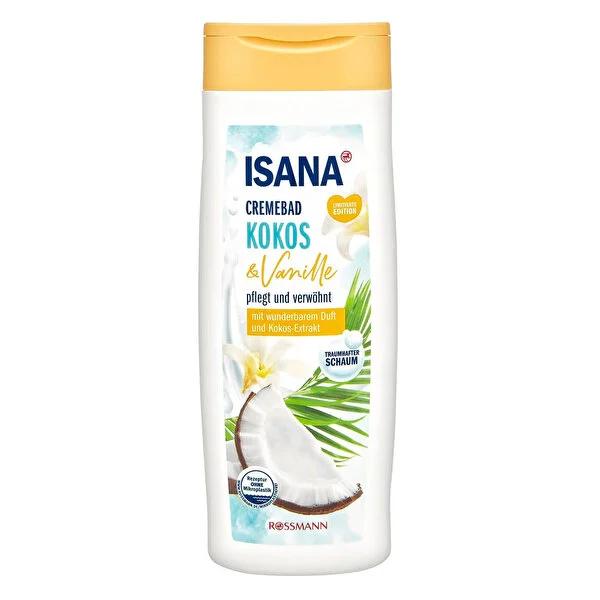 Isana Creamy Coconut & Vanilla Shower Gel - Moisturizing, Vegan, Dermatologically Tested - 25.36 fl oz by Beauty Care Bag