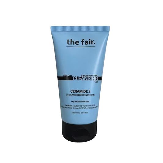 The Fair Ceramide 3 Vegan Face Wash Gel - Hydrating, Moisturizing, and Gentle Facial Cleanser for Dry Skin by Beauty Care Bag