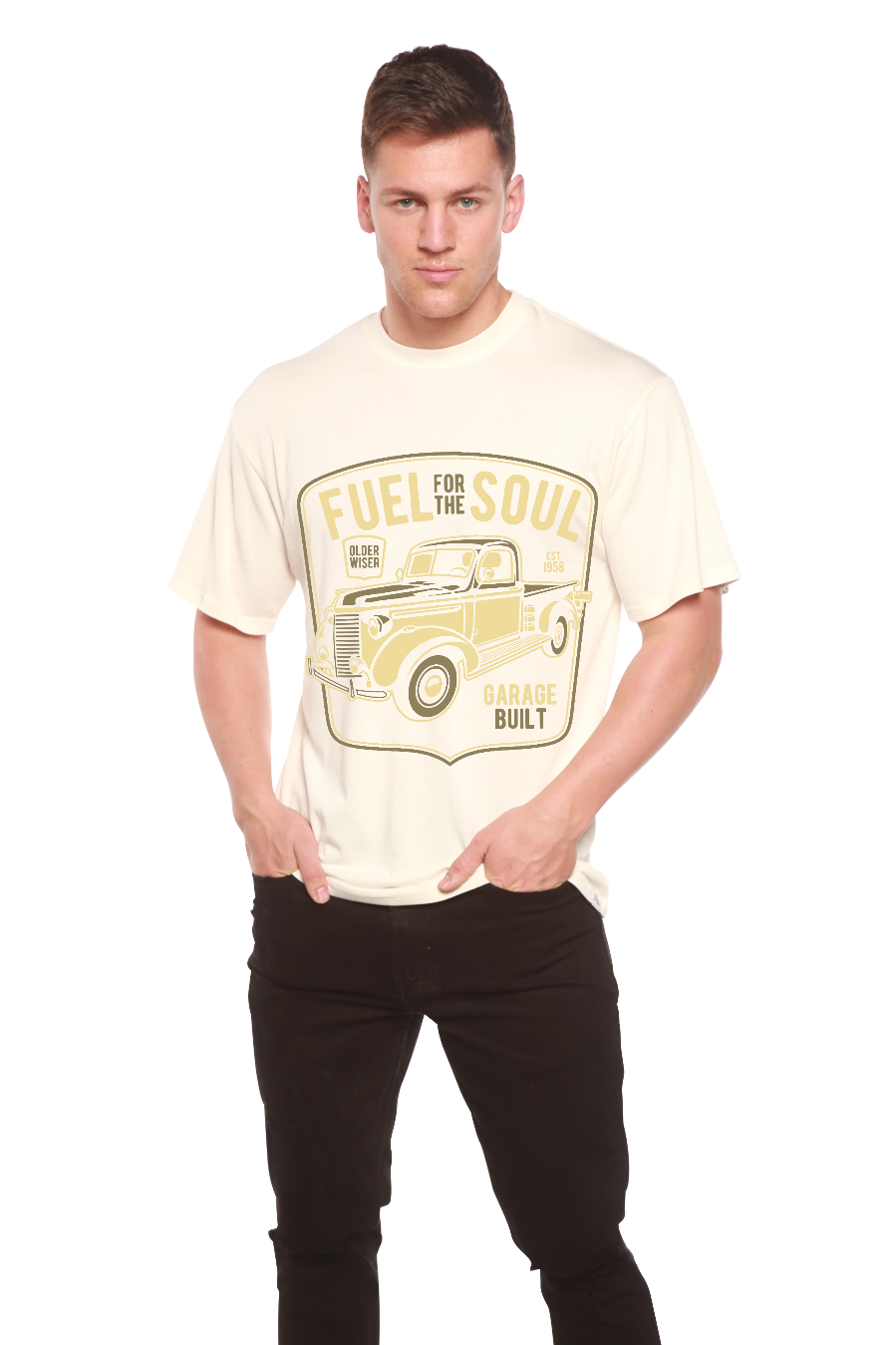 Fuel for the Soul men's bamboo graphic T-shirt – view 5