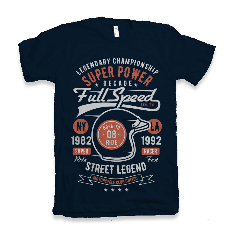 Full Speed Super men's bamboo graphic T-shirt – view 2