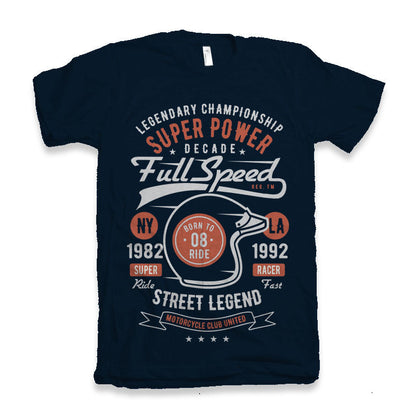 Full Speed Super men's bamboo graphic T-shirt – view 2