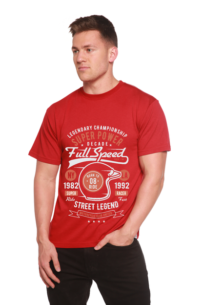 Full Speed Super men's bamboo graphic T-shirt – view 12