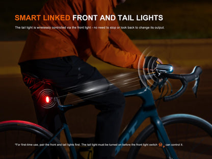 Fenix BC28R Smart Head & Tail Bike Light Combo by Fenix Store