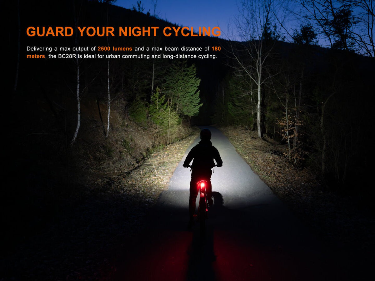 Fenix BC28R Smart Head & Tail Bike Light Combo by Fenix Store