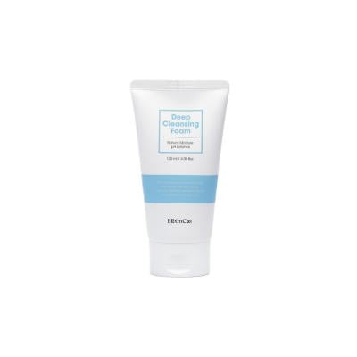 Bibimcos Deep Cleansing Foam - Gentle Facial Cleanser with Amino & Hyaluronic Acid for Sensitive Skin - Removes Dirt & Makeup, Maintains Moisture by Beauty Care Bag