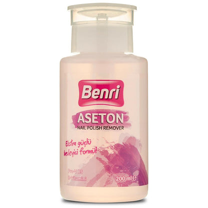 Benri Extra Strong Pump Acetone Polish Remover 200 ml by Beauty Care Bag