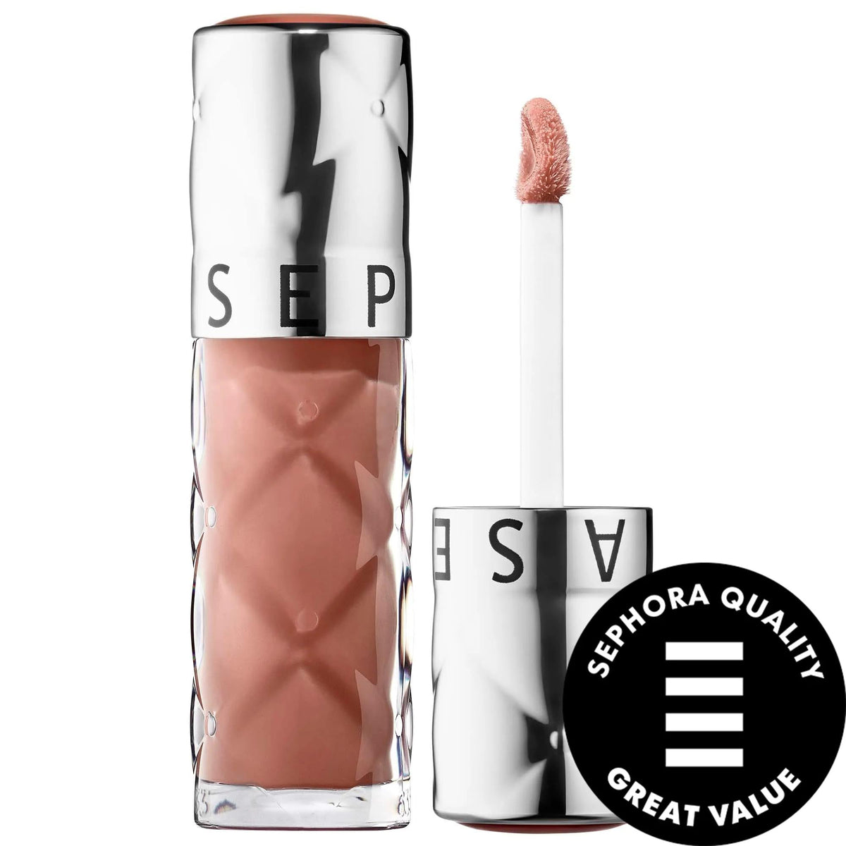 Outrageous Plump: Hydrating Lip Gloss for Fuller, High-Shine Lips | Sunflower, Ginger & Peppermint Oil Enriched by Beauty Care Bag