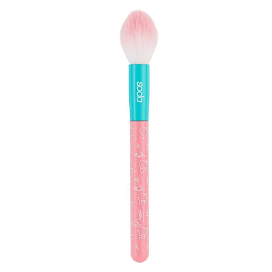 Soda Hello Kitty Makeup Brush - High-Quality Blush Brush for Flawless Makeup Application by Beauty Care Bag