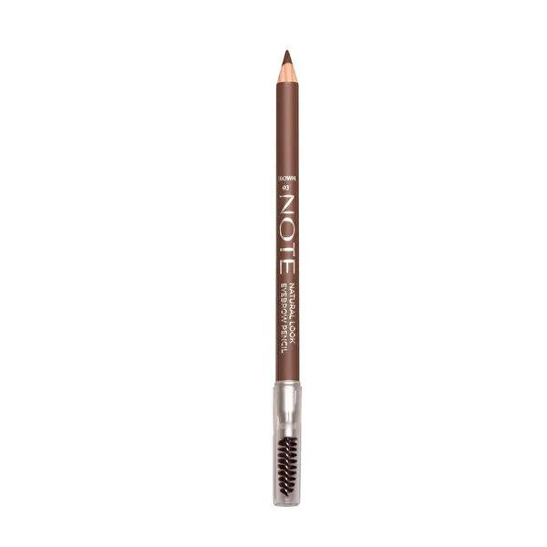 Note Natural Matte Eyebrow Pencil - Define & Shape Brows Effortlessly - Creamy, Long-Lasting Eyebrow Definer, Color 03 by Beauty Care Bag