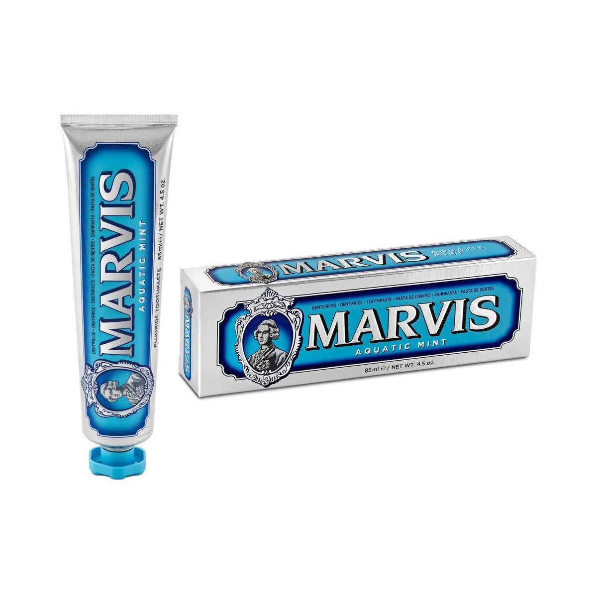 Marvis Aquatic Mint Toothpaste for Long-Lasting Freshness 85 ml by Beauty Care Bag
