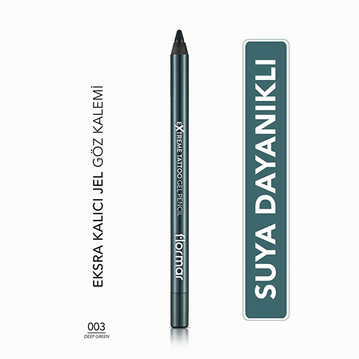 Flormar Extreme Tattoo Waterproof Gel Eye Liner - Long-Lasting, Precise Application for Various Eye Makeup Styles by Beauty Care Bag
