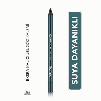Flormar Extreme Tattoo Waterproof Gel Eye Liner - Long-Lasting, Precise Application for Various Eye Makeup Styles by Beauty Care Bag