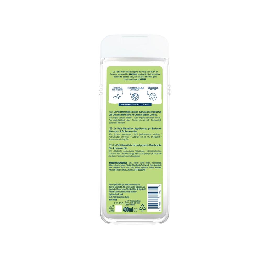 Le Petit Marseillais Organic Mandarin & Lime Shower Gel 400 ml by Beauty Care Bag
