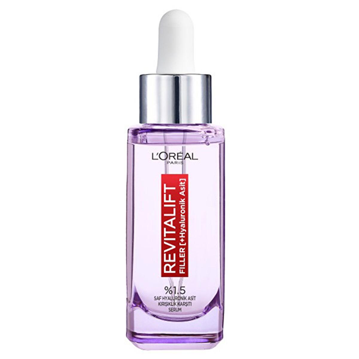 L'Oreal Revitalift: Hyaluronic Acid Anti-Aging Serum Set - Reduce Wrinkles, Dark Circles & Deeply Hydrate for Youthful Skin by Beauty Care Bag
