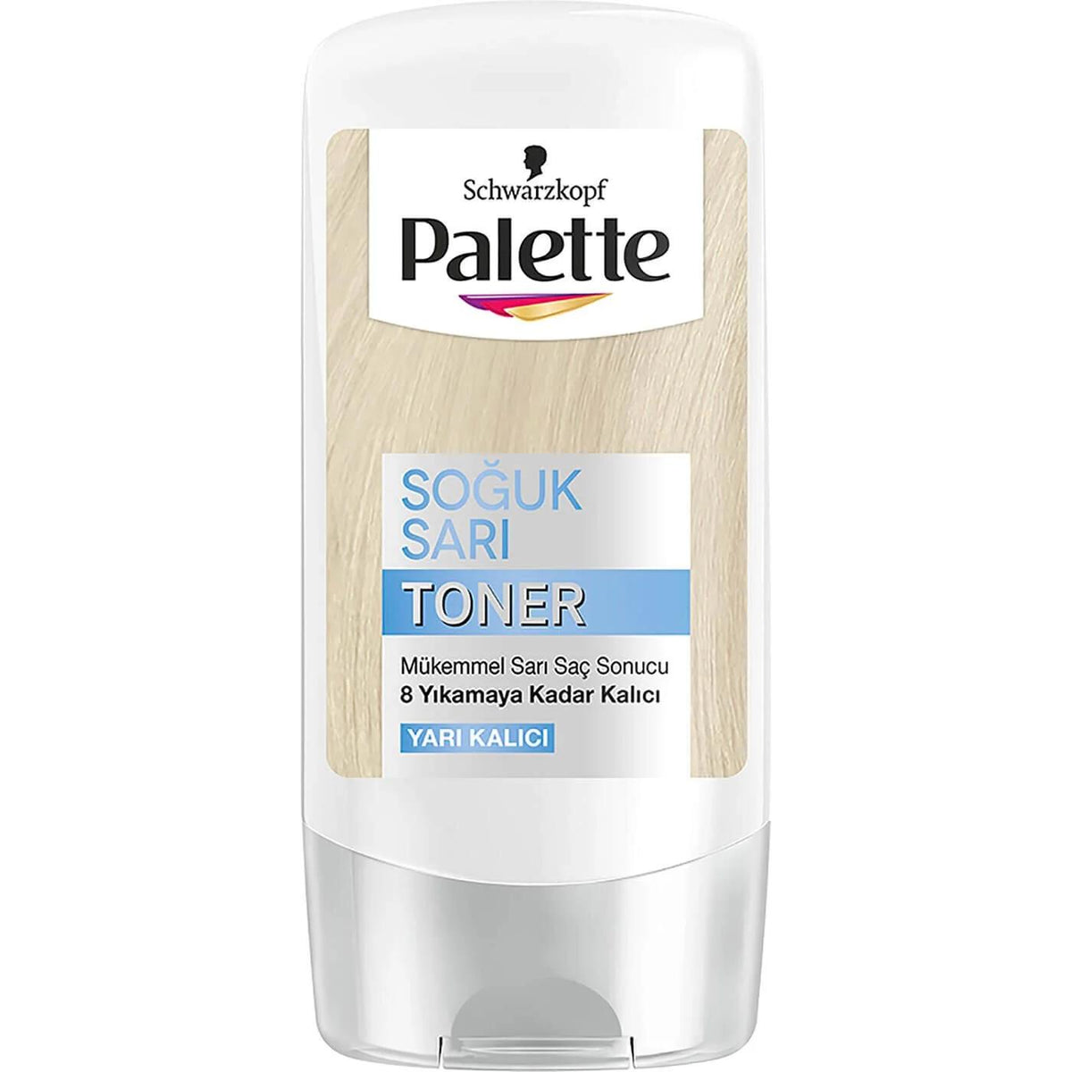 Palette Cold Yellow hair toner for blonde and lightened hair, 150 ml