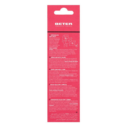 Beter Single Blade Callus Rasp for Smooth Feet by Beauty Care Bag