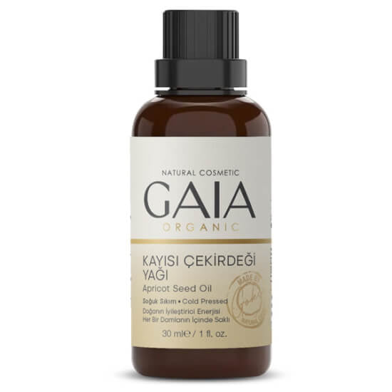 Gaia Organic Apricot Kernel Oil for Face & Skin 30 ml by Beauty Care Bag