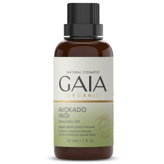 Gaia Organic Cold-Pressed Avocado Oil for Nourished Skin 30ml by Beauty Care Bag