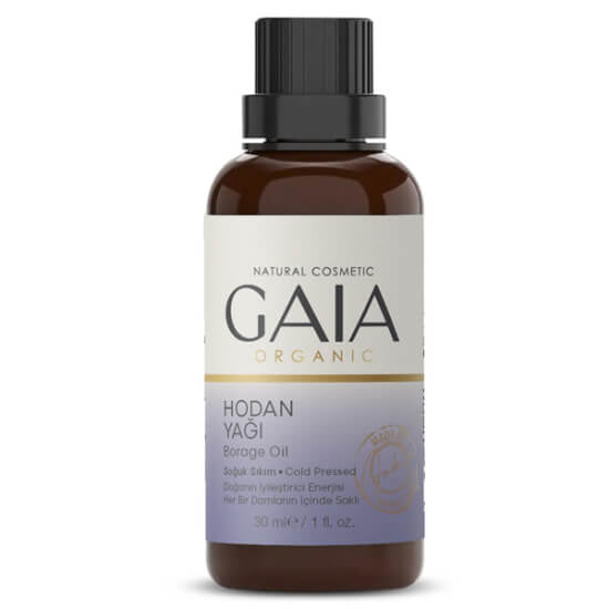Gaia Organic Cold Pressed Borage Oil for Skin 30ml by Beauty Care Bag