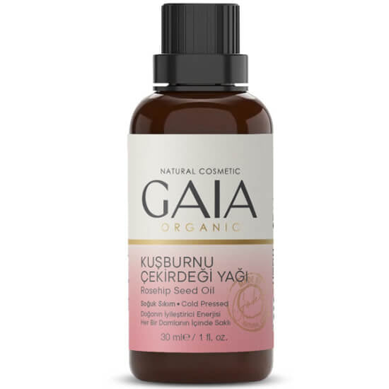 Gaia Organic Cold-Pressed Rosehip Oil for Radiance 30 ml by Beauty Care Bag