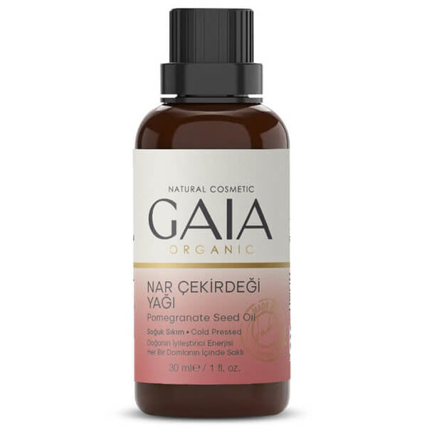 Gaia Organic Cold Pressed Pomegranate Seed Oil 30 ml by Beauty Care Bag