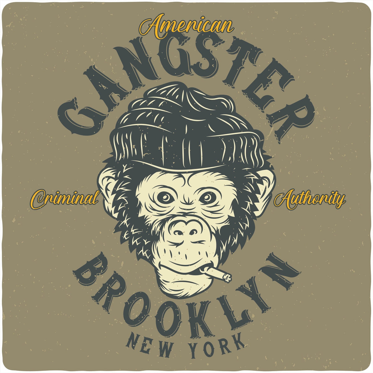 Gangster Brooklyn graphic t-shirt – view 2