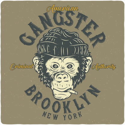Gangster Brooklyn graphic t-shirt – view 2