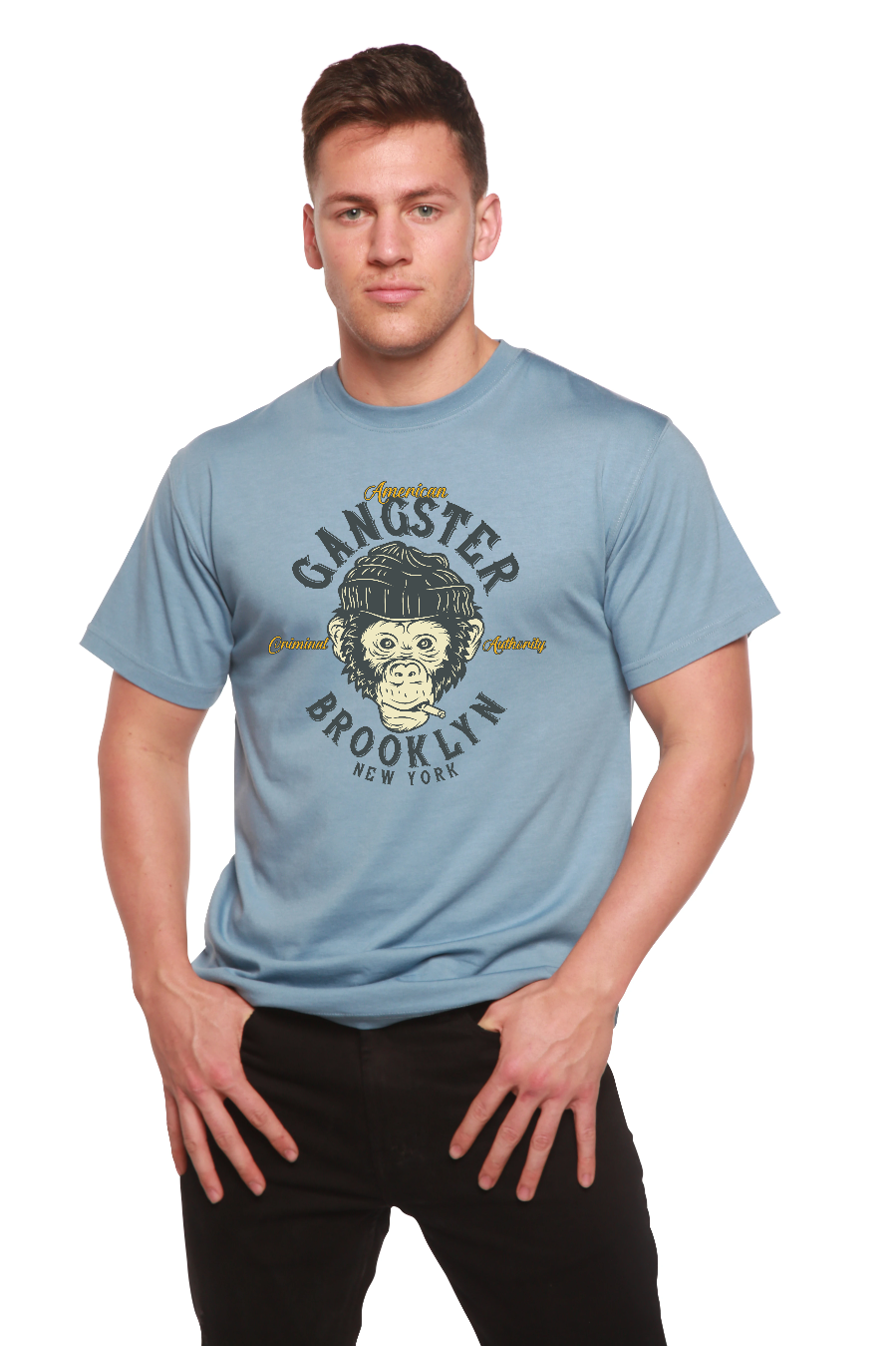 Gangster Brooklyn graphic t-shirt – view 12
