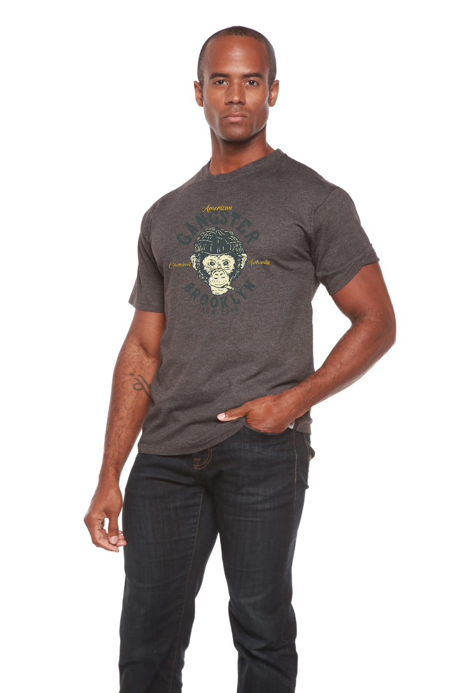 Gangster Brooklyn graphic t-shirt – view 5