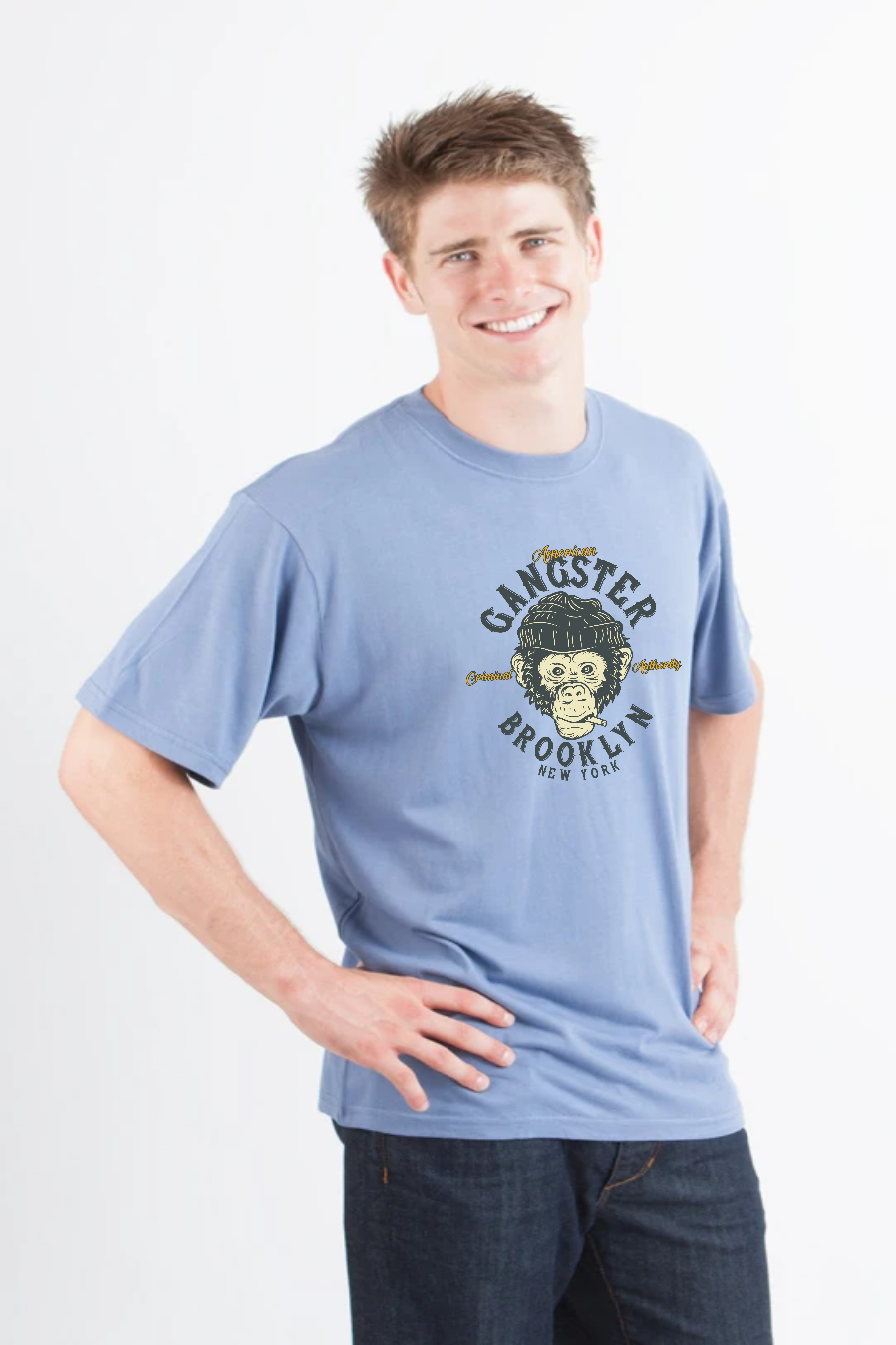 Gangster Brooklyn graphic t-shirt – view 6