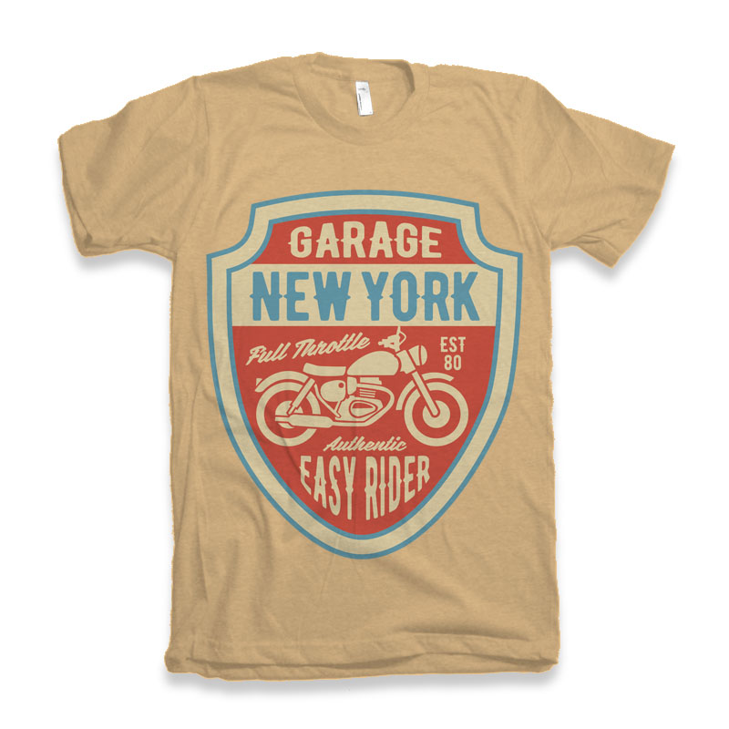 Garage New York men's bamboo graphic T-shirt – view 2