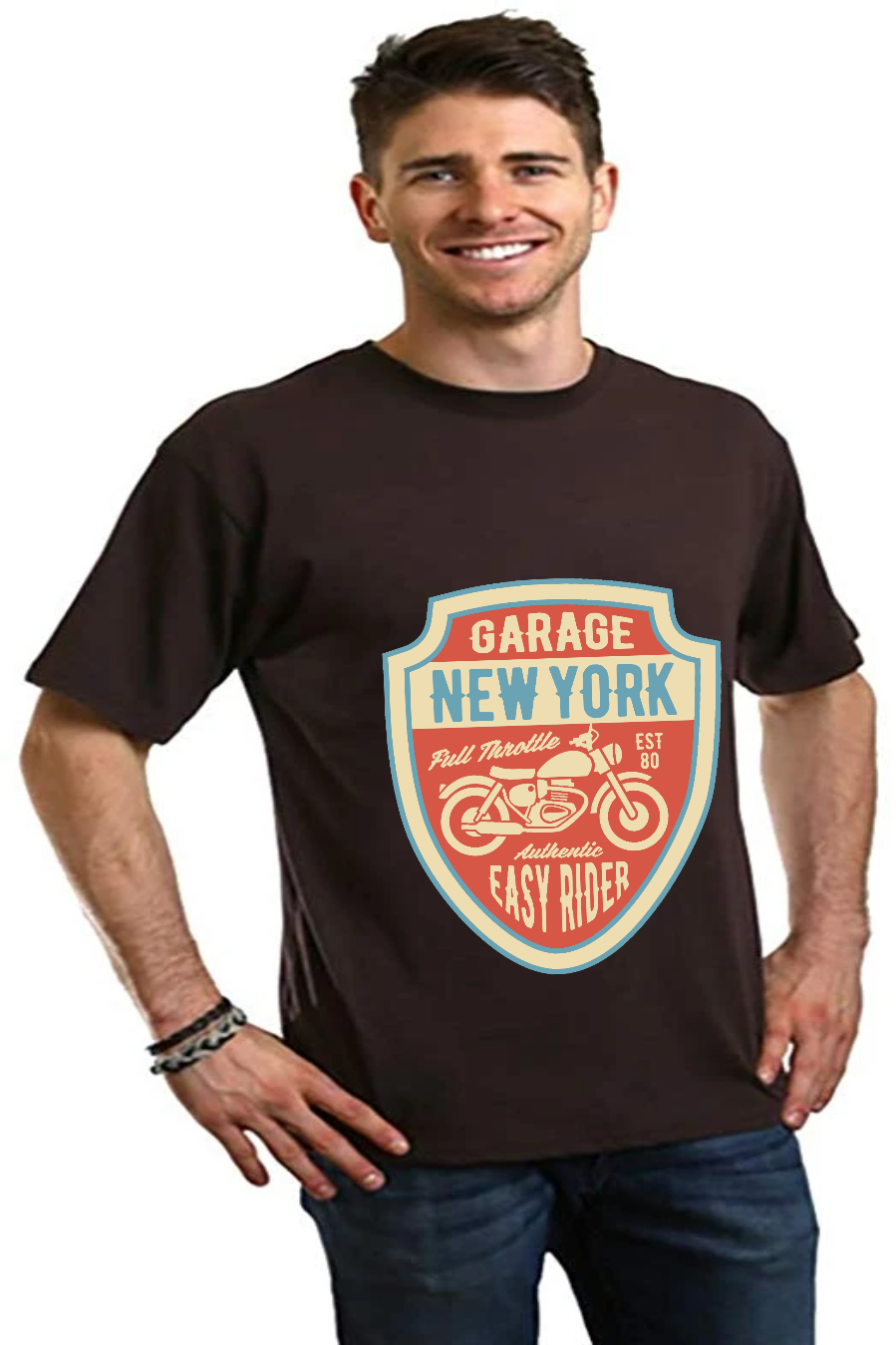 Garage New York men's bamboo graphic T-shirt – view 5