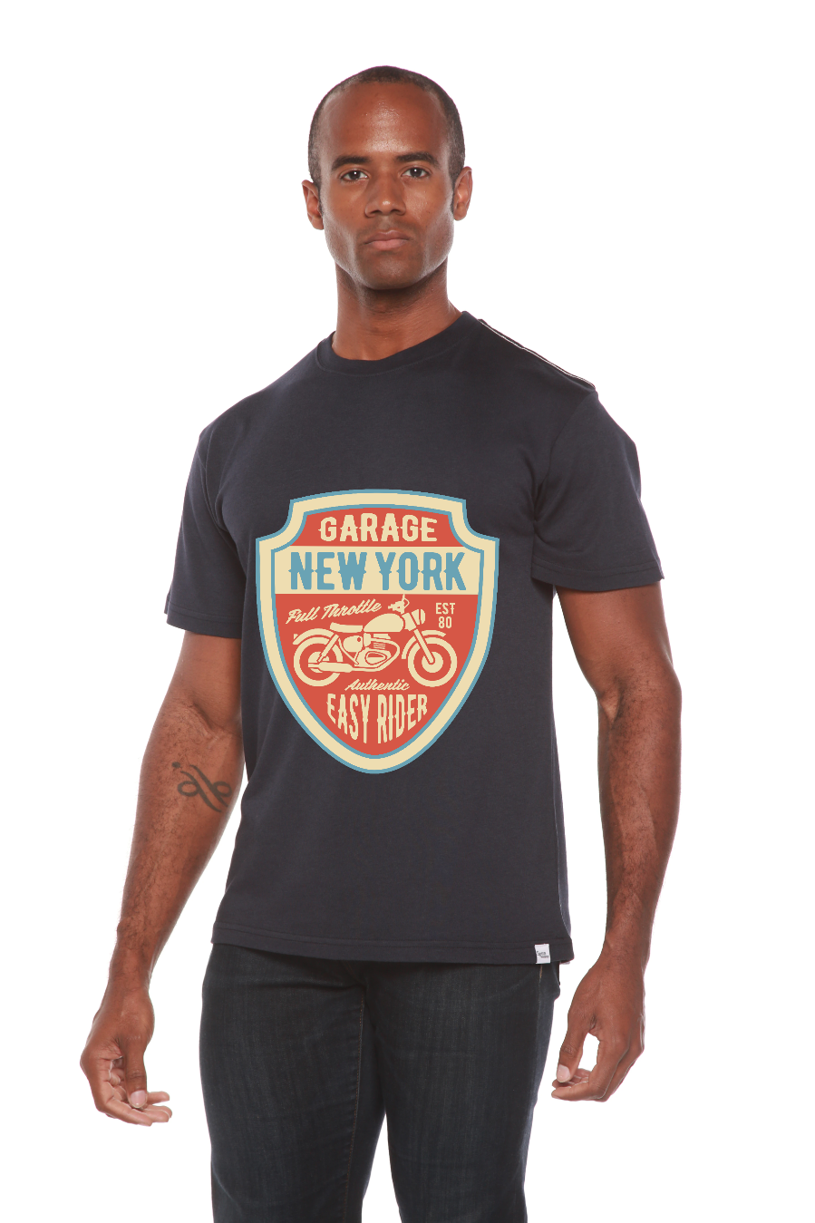Garage New York men's bamboo graphic T-shirt – view 3