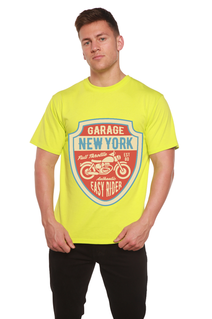 Garage New York men's bamboo graphic T-shirt – view 4