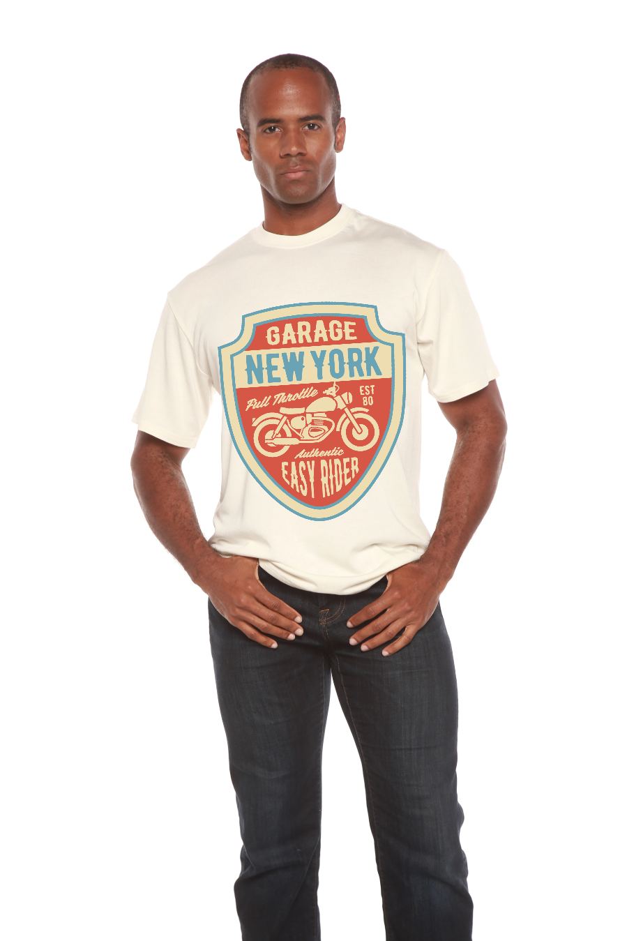 Garage New York men's bamboo graphic T-shirt – view 10