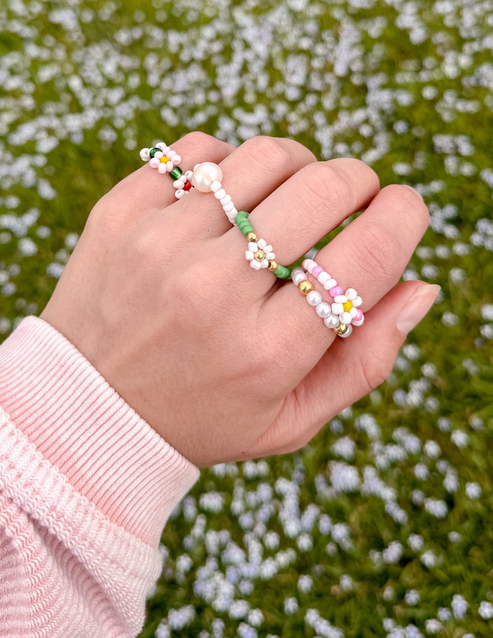 Garden Beaded Ring SetRingTorqelo.com