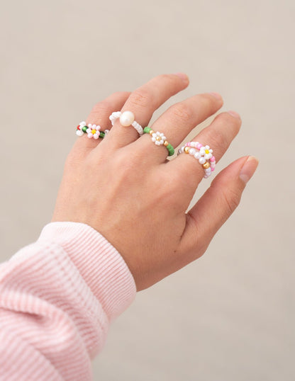 Garden Beaded Ring SetRingTorqelo.com