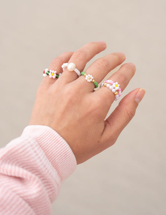 Garden Beaded Ring SetRingTorqelo.com