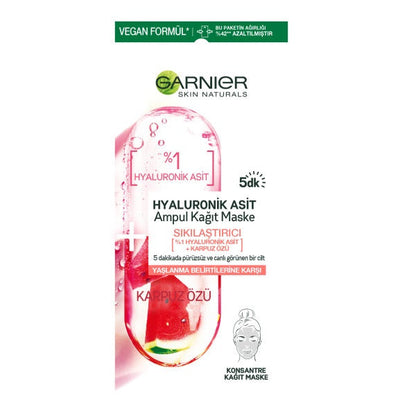 Garnier Hyaluronic Acid Firming Ampoule Sheet Mask 15g by Beauty Care Bag
