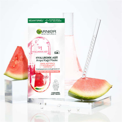 Garnier Hyaluronic Acid Firming Ampoule Sheet Mask 15g by Beauty Care Bag