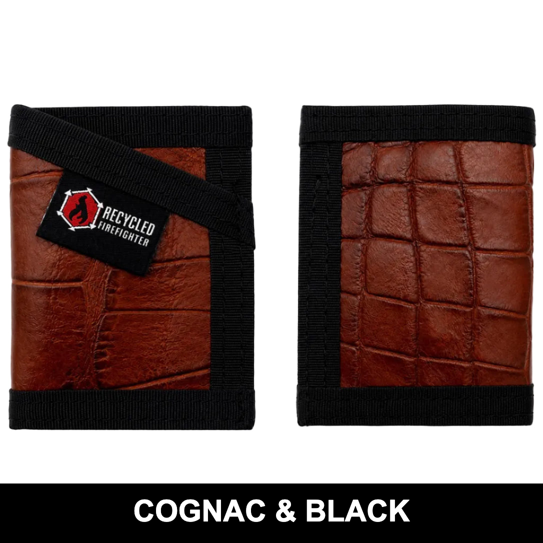 Sergeant Wallet - Slim Gator Edition by Recycled Firefighter