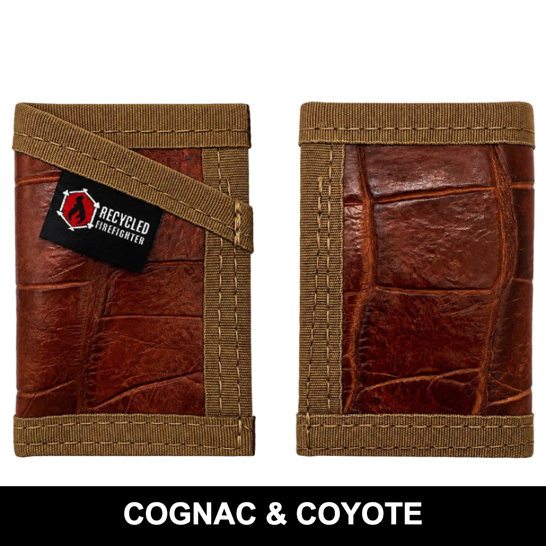 Sergeant Wallet - Slim Gator Edition by Recycled Firefighter